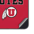 University of Utah Utes Text on Red Galaxy S25 Plus Skin