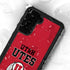 University of Utah Utes Text on Red Galaxy S24 Plus Waterproof Case