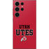 University of Utah Utes Text on Red Galaxy S25 Ultra Skin