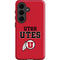 University of Utah Utes Text on Red Galaxy S26 Impact Case