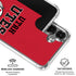 University of Utah Utes Text on Red Galaxy S26 Plus Clear Case