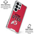 University of Utah Utes Text on Red Galaxy S26 Ultra Clear Case