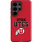 University of Utah Utes Text on Red Galaxy S26 Ultra Impact Case