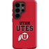 University of Utah Utes Text on Red Galaxy S26 Ultra Impact Case