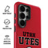 University of Utah Utes Text on Red Galaxy S26 Ultra Impact Case