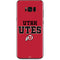 Utah Utes Text on Red Galaxy S8 Plus Skin