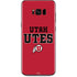 Utah Utes Text on Red Galaxy S8 Plus Skin