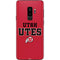 Utah Utes Text on Red Galaxy S9 Plus Skin