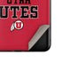 Utah Utes Text on Red Galaxy Z Flip Skin