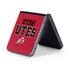 University of Utah Utes Text on Red Galaxy Z Flip5 5G Skin