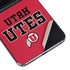 University of Utah Utes Text on Red Galaxy Z Flip5 5G Skin