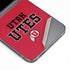 University of Utah Utes Text on Red Galaxy Z Flip6 Skin