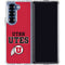 University of Utah Utes Text on Red Galaxy Z Fold6 Clear Case