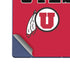 University of Utah Utes Text on Red Galaxy Z Fold6 Skin