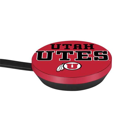 University of Utah Utes Text on Red Google Stadia Controller Skin