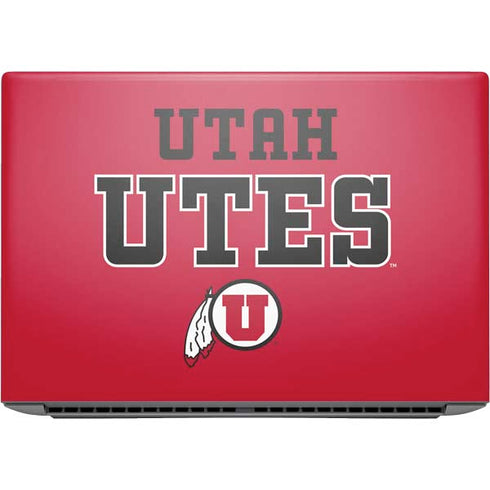 University of Utah Utes Text on Red HP ZBook Fury 16 G10 Skin