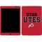 University of Utah Utes Text on Red iPad Skins