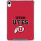 University of Utah Utes Text on Red iPad 11th Gen (2025) Clear Case