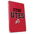 University of Utah Utes Text on Red Apple iPad Skin