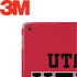 University of Utah Utes Text on Red Apple iPad Skin
