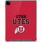 Utah Utes Text on Red iPad Pro 12.9in (2020) Clear Case