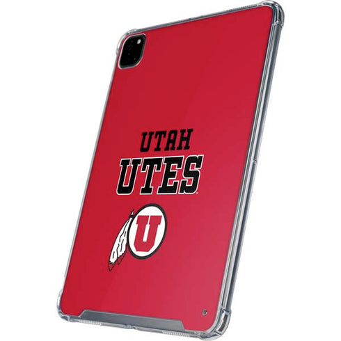 University of Utah Utes Text on Red iPad Cases
