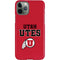 Utah Utes Text on Red iPhone 11 Pro Lite Case