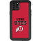 Utah Utes Text on Red iPhone 11 Pro Max Waterproof Case