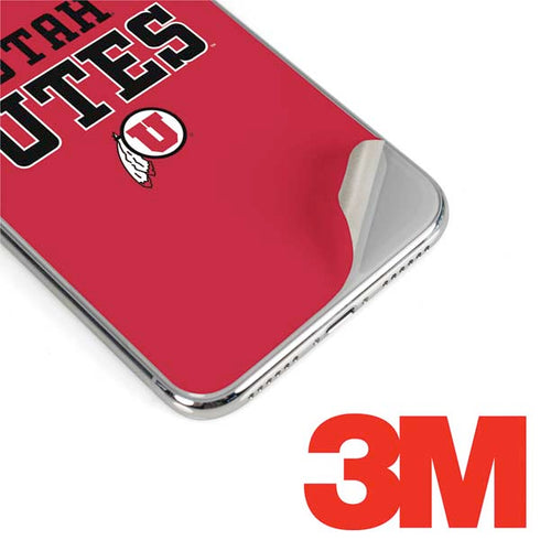 Utah Utes Text on Red iPhone 11 Pro Skin