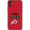 Utah Utes Text on Red iPhone 11 Skin