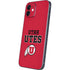 Utah Utes Text on Red iPhone 12 Mini Skin