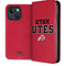 University of Utah Utes Text on Red iPhone 13 Folio Case