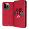 University of Utah Utes Text on Red iPhone 13 Pro Max Folio Case