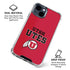 Utah Utes Text on Red iPhone 14 Plus Clear Case