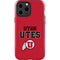 Utah Utes Text on Red iPhone 14 Pro Max Impact Case