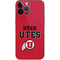 Utah Utes Text on Red iPhone 14 Pro Max Skin