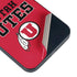 University of Utah Utes Text on Red iPhone Skins