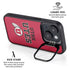 University of Utah Utes Text on Red iPhone 15 Plus Kickstand Case
