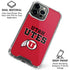University of Utah Utes Text on Red iPhone 15 Pro Clear Case