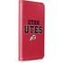 University of Utah Utes Text on Red iPhone 15 Pro Folio Case