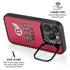 University of Utah Utes Text on Red iPhone 15 Pro Max Kickstand Case