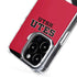 University of Utah Utes Text on Red iPhone 15 Pro Max MagSafe Case