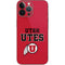 University of Utah Utes Text on Red iPhone 15 Pro Max Skin