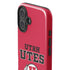 University of Utah Utes Text on Red iPhone 16 Impact Case