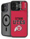 University of Utah Utes Text on Red iPhone 16 Kickstand Case