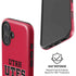 University of Utah Utes Text on Red iPhone 16 Magsafe Impact Case