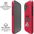University of Utah Utes Text on Red iPhone 16 Magsafe Impact Case