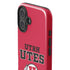 University of Utah Utes Text on Red iPhone 16 Plus Impact Case