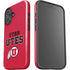 University of Utah Utes Text on Red iPhone 16 Plus Impact Case