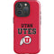 University of Utah Utes Text on Red iPhone 16 Pro Impact Case